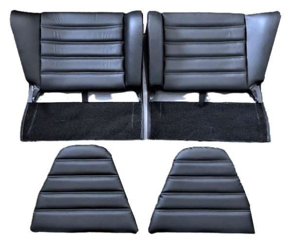 Leder-Rücksitzlehnen mit Kissen, passend für Porsche 911 Coupe / Targa