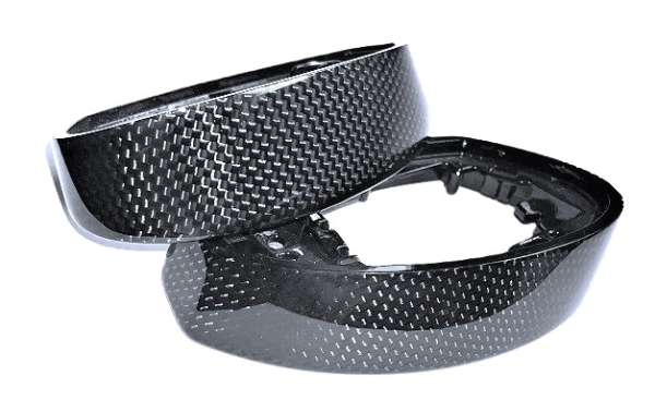 Carbon-Aussenspiegel-Stützfüsse, neu, passend für Porsche 991