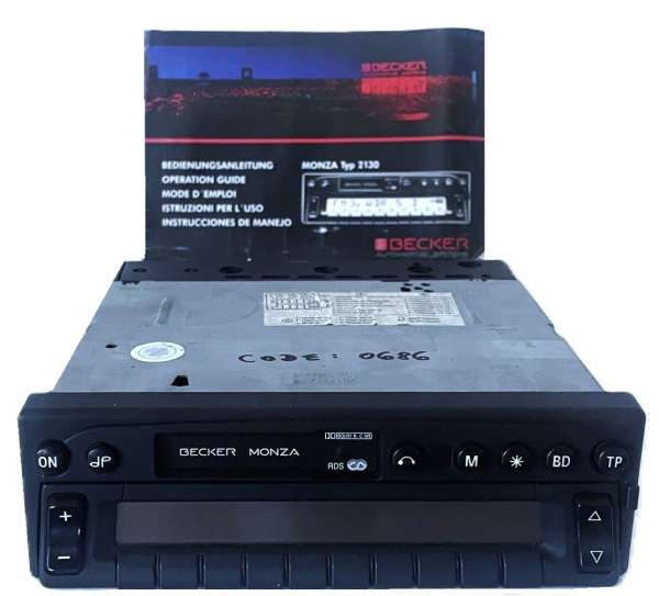Radio- / Kassettenrecorder "Becker Monza Typ 2130", passend für Porsche 911