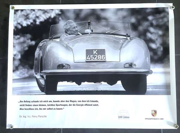 Ferry Porsche Poster, original