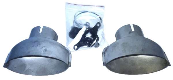 Audi RS5-Look-Endrohreinsätze (hinter Blende), neu