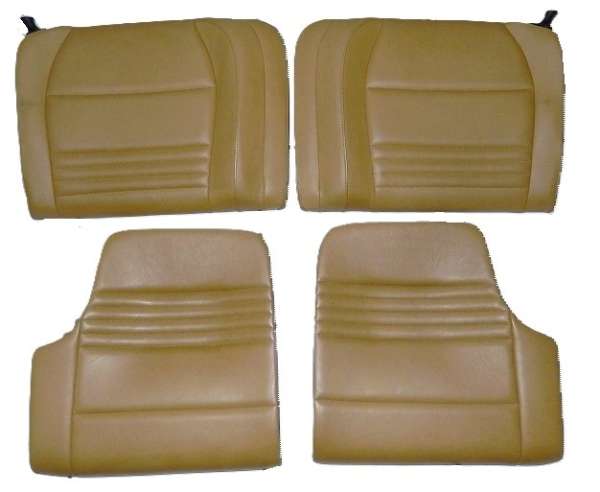 Leder-Rücksitzlehnen mit Kissen, passend für Porsche 996