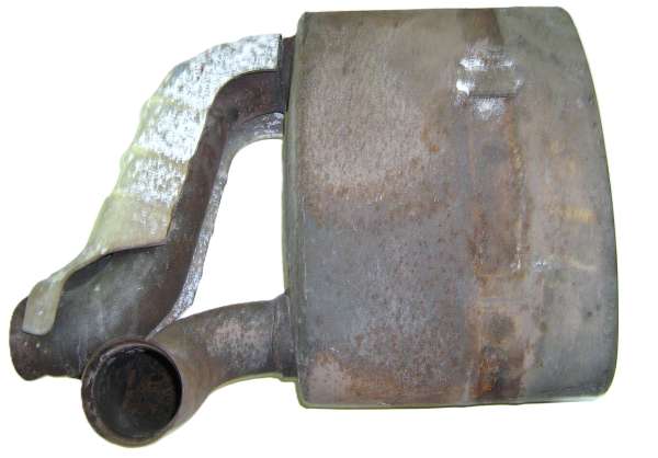 Endschalldämpfer, passend für Porsche 993 Turbo