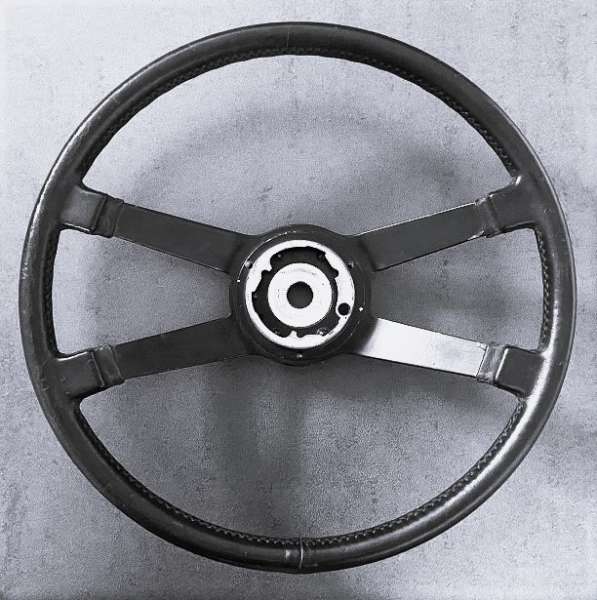 Leder-Lenkrad schwarz, passend für Porsche 914