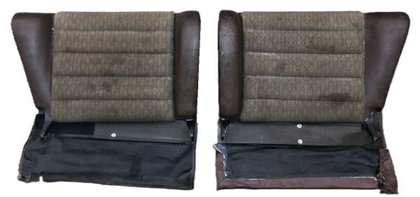 Kunstleder-Rücksitzlehnen braun, passend für Porsche 911