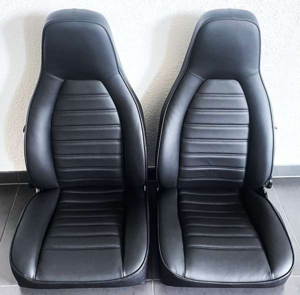 Ledersitze schwarz, passend für Porsche 924 / 944