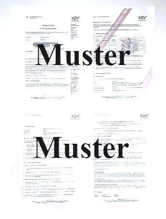 Gutachten / ABE für Fächerkrümmer, passend für Porsche 997