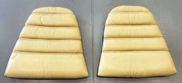 Leder-Rücksitzkissen beige / hellbraun, original, passend für Porsche 964