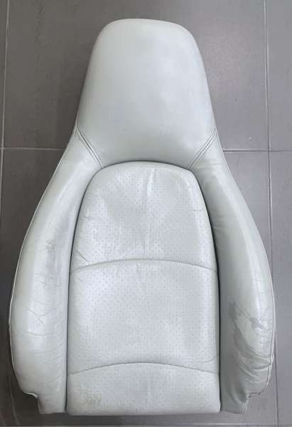 Leder-Sitz-Rückenlehne marmorgrau, passend für Porsche 993