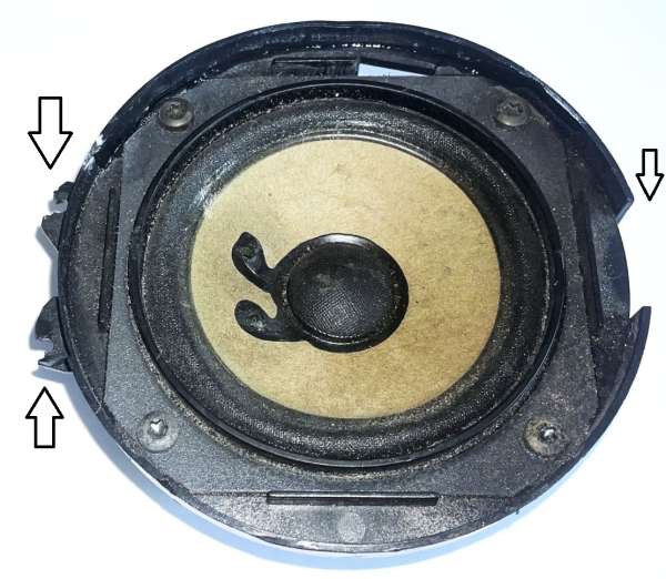 Bose-Soundpaket-Lautsprecher vorn, passend für Porsche 996