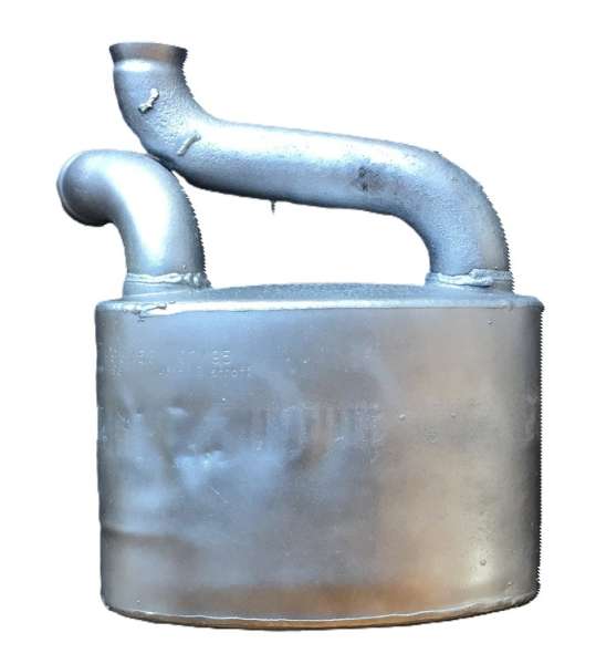 Endschalldämpfer "Bischoff", passend für Porsche 993 Turbo