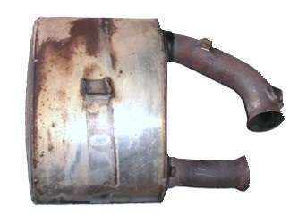 Endschalldämpfer, passend für Porsche 993