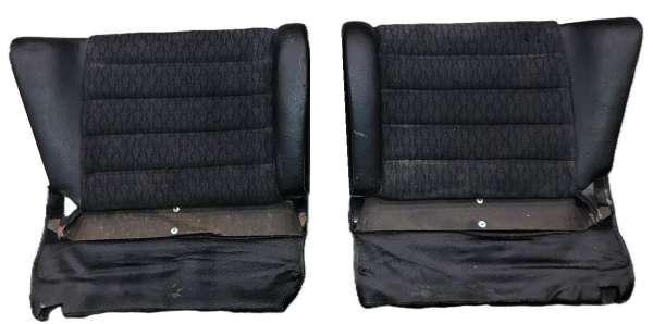 Kunstleder-Rücksitzlehnen schwarz, passend für Porsche 911