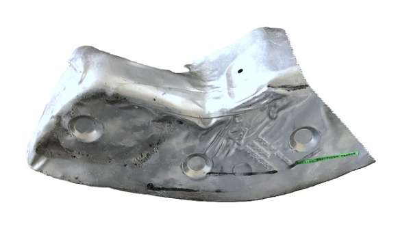 Alu-Hitzeschutz für Rückleuchte rechts, passend für Porsche 993