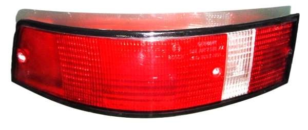 Rückleuchtenglas rot, mit schwarzen Rand, passend f. Porsche 911