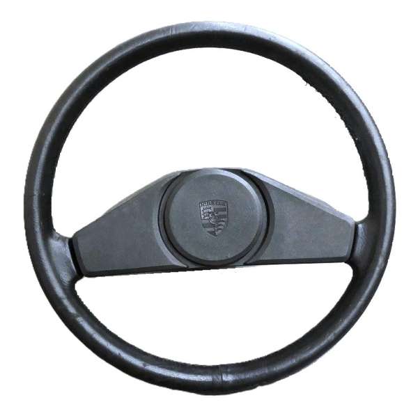 Leder-Lenkrad schwarz, passend für Porsche 924