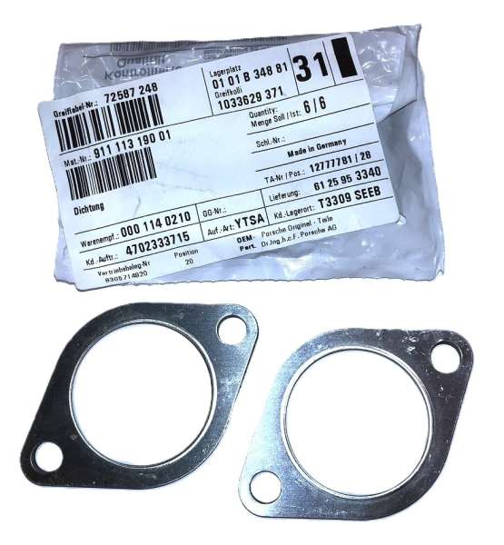 Dichtungen für Wärmetauscher, neu, passend für Porsche 914/6