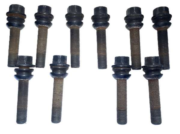 MObyat Radschrauben Für Jeep Cherokee & Wrangler - 8 Stück 1/2-20 Sechskant 19mm