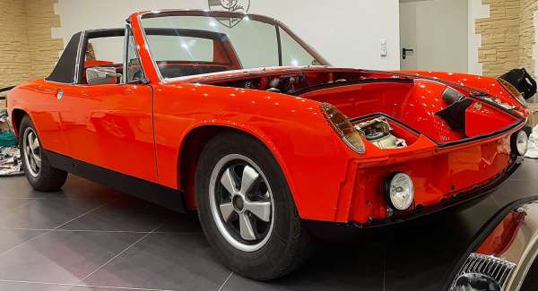 Porsche 914/6 , original, deutscher Brief / Fahrzeug