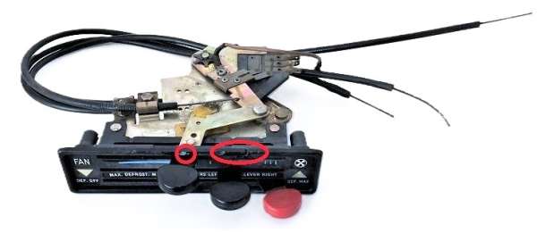 Heizungs-Bedienteil, passend für Porsche 914