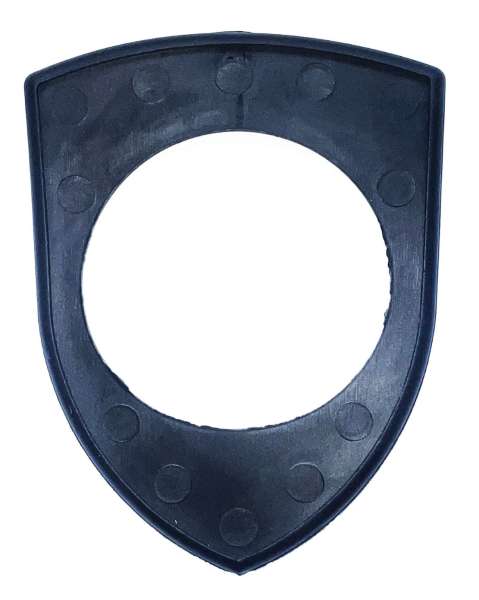 Gummi-Unterlage für Haubenwappen, neu, passend für Porsche 996