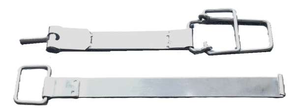 Edelstahl-Befestigungsset für Batterie, neu, passend für Porsche 911 / 912