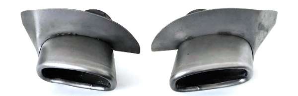 Endrohrblenden "Gillet", original, passend für Porsche 993 2S / 4S