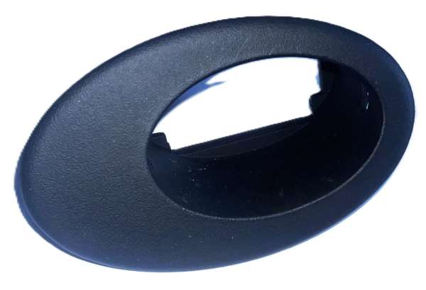 Rosette für Warnblinklichtschalter schwarz, passend für Porsche 996