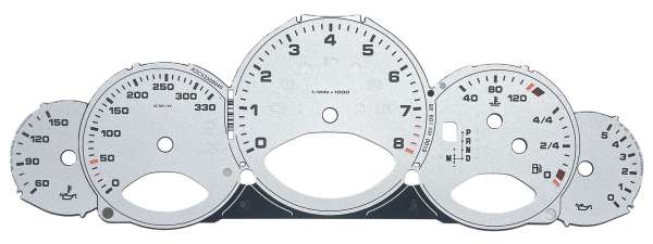 Zifferblätter bis 330 km/h, neu, passend für Porsche 997