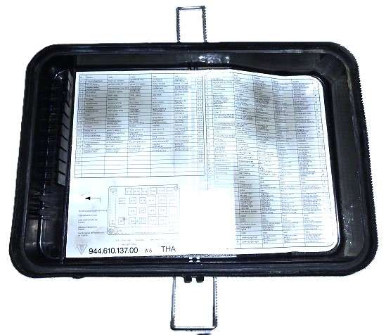 Sicherungskasten-Abdeckklappe, passend für Porsche 944