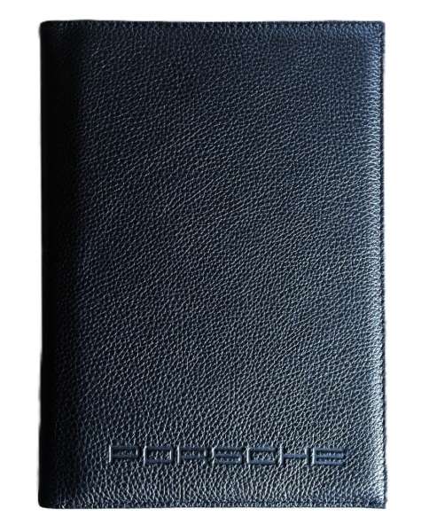 Leder-Bordmappe schwarz, original, neu, passend für Porsche 993