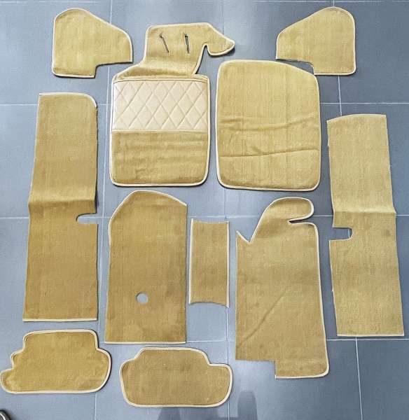 Teppichsatz braun, neu, passend für Porsche 914