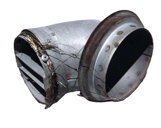 Heizrohr-Anschluss-Stück, passend für Porsche 964