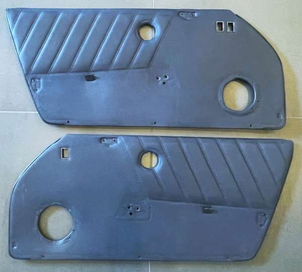 Kunstleder-Türtafel-Verkleidungen marineblau, passend für Porsche 911