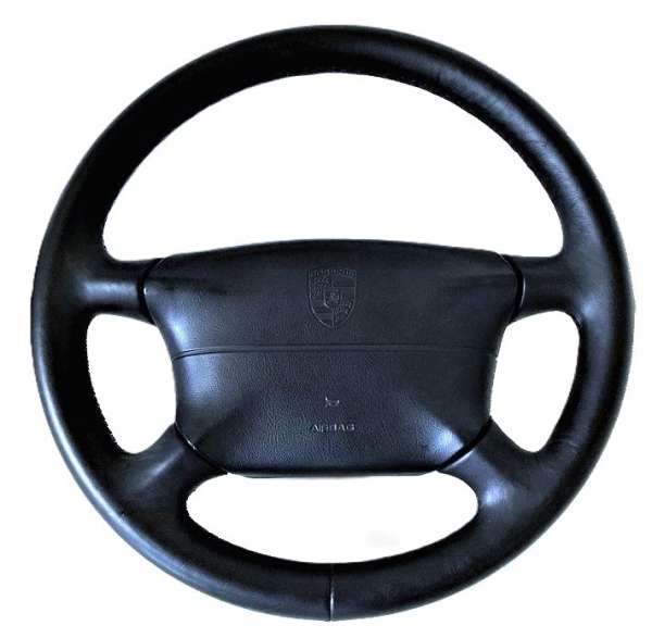 Leder-Airbag-Lenkrad schwarz, passend für Porsche 996