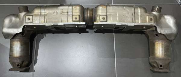Endschalldämpfer / Kat, passend für Porsche 997 Turbo