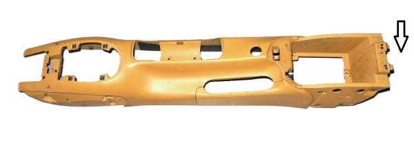 Mittelkonsole, defekt, passend für Porsche 996